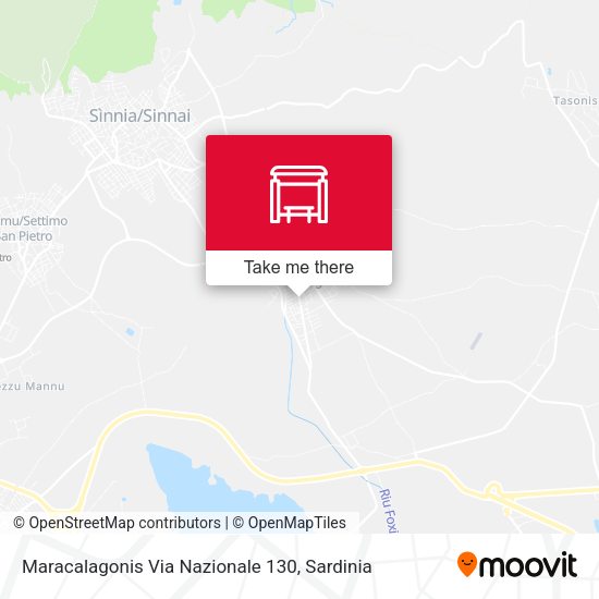 Maracalagonis Via Nazionale 130 map