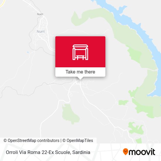 Orroli Via Roma 22-Ex Scuole map