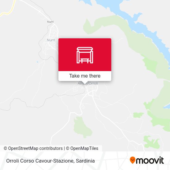 Orroli Corso Cavour-Stazione map