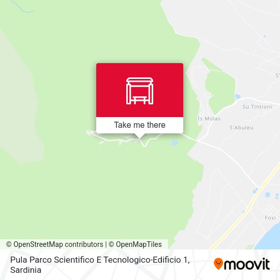 Pula Parco Scientifico E Tecnologico-Edificio 1 map