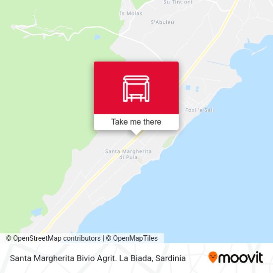Santa Margherita  Bivio Agrit. La Biada map