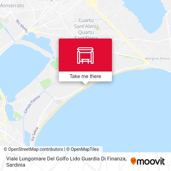Viale Lungomare Del Golfo  Lido Guardia Di Finanza map