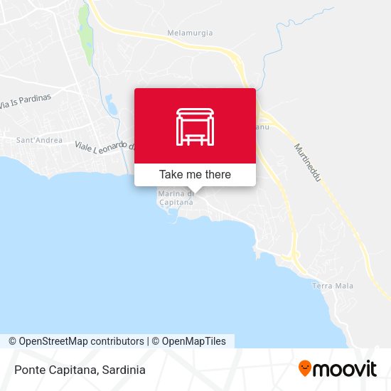 Ponte Capitana map