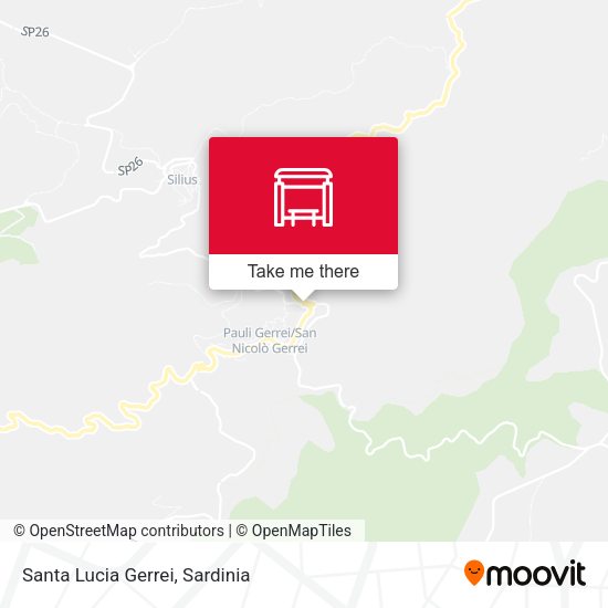Santa Lucia Gerrei map