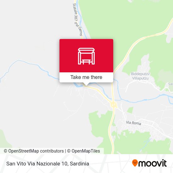 San Vito Via Nazionale 10 map