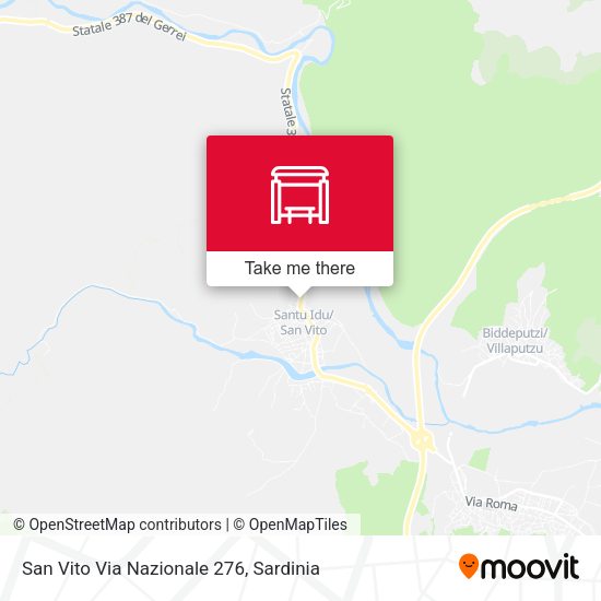 San Vito Via Nazionale 276 map