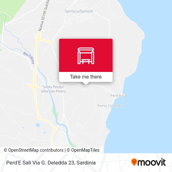 Perd'E Sali Via G. Deledda 23 map