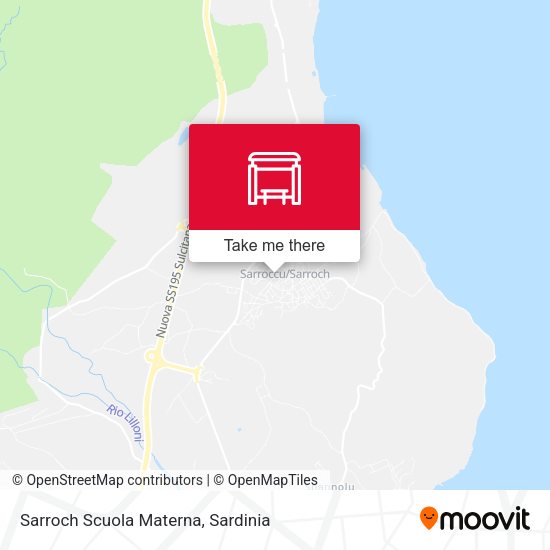 Sarroch Scuola Materna map