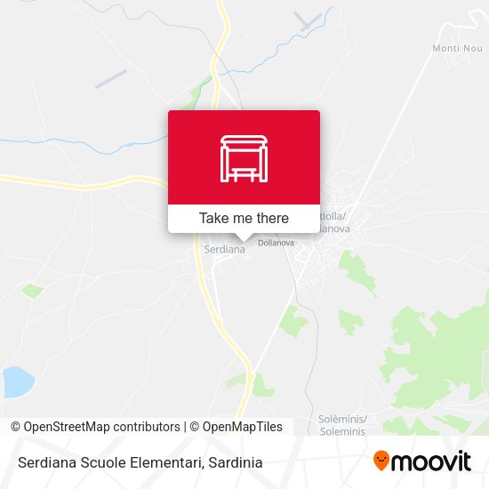Serdiana Scuole Elementari map