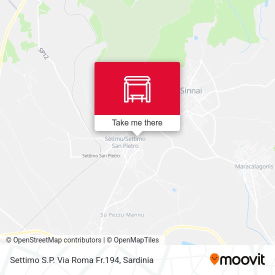 Settimo S.P. Via Roma Fr.194 map