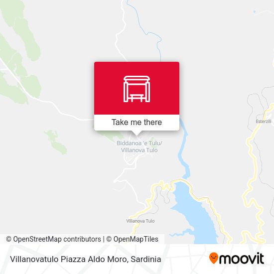 Villanovatulo Piazza Aldo Moro map