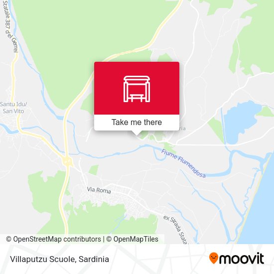 Villaputzu Scuole map