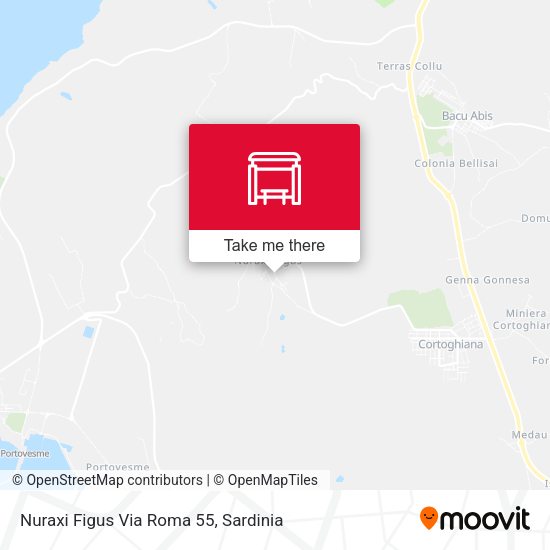 Nuraxi Figus Via Roma 55 map