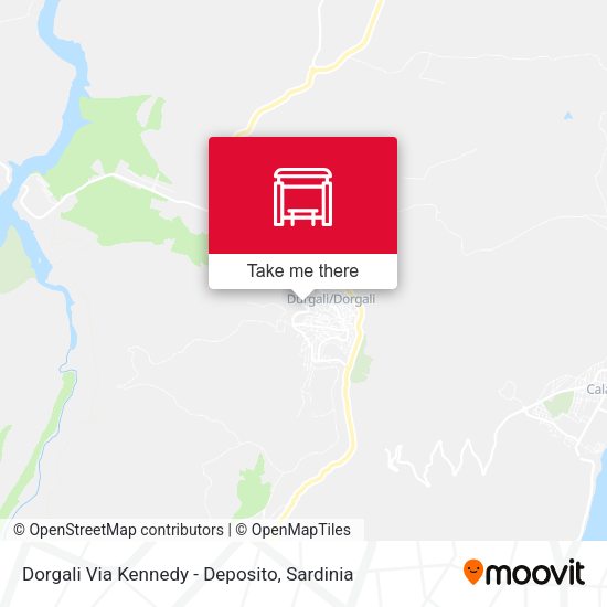 Dorgali Via Kennedy - Deposito map