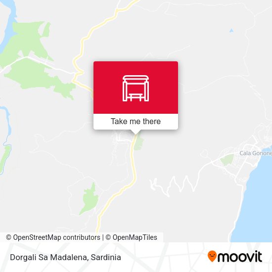 Dorgali Sa Madalena map