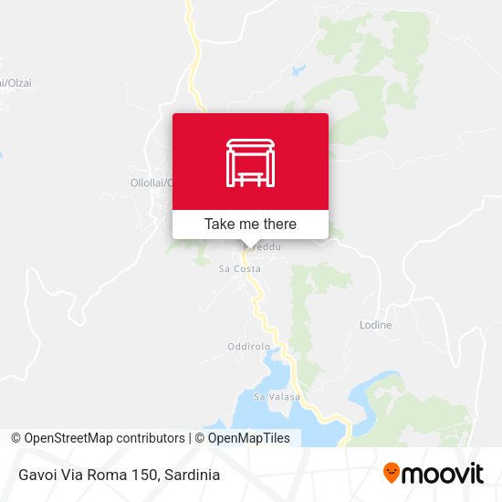 Gavoi Via Roma 150 map