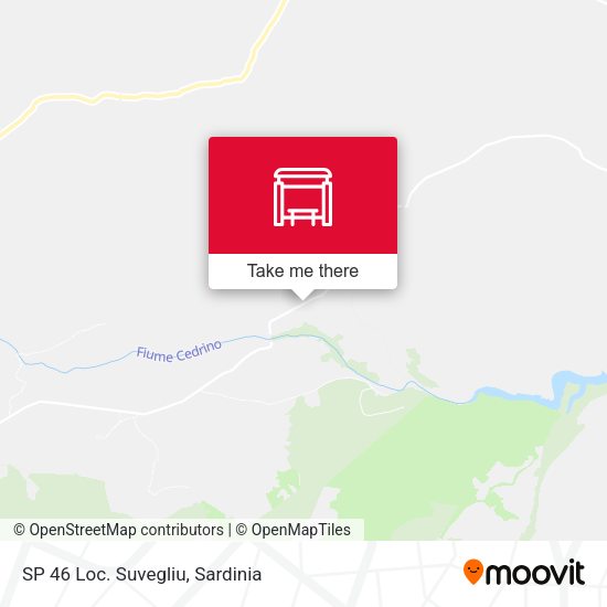 SP 46 Loc. Suvegliu map