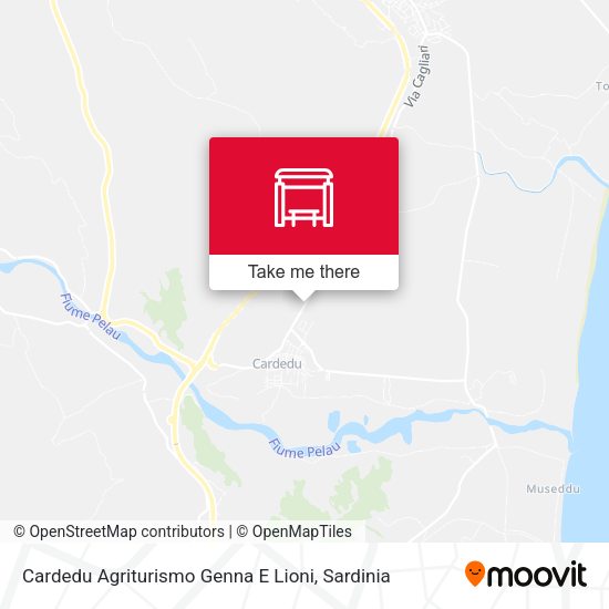 Cardedu Agriturismo Genna E Lioni map