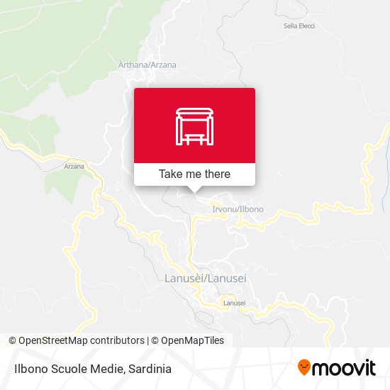 Ilbono Scuole Medie map