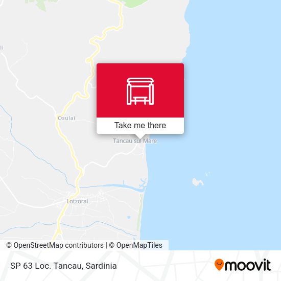 SP 63 Loc. Tancau map