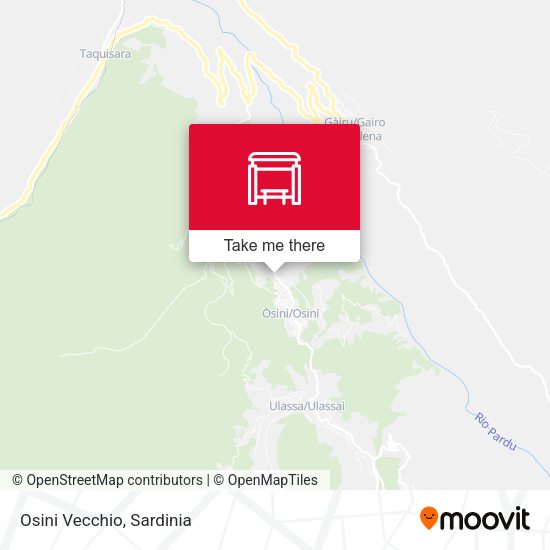 Osini Vecchio map