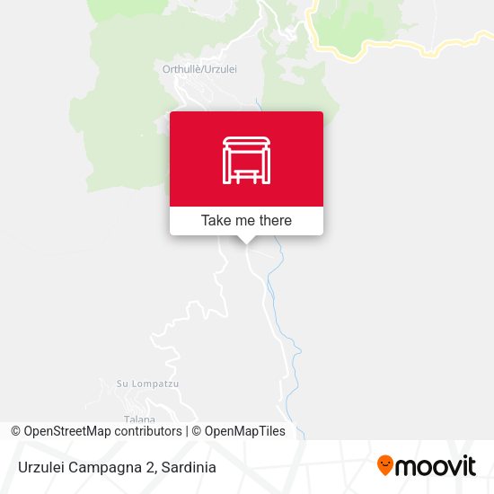 Urzulei Campagna 2 map