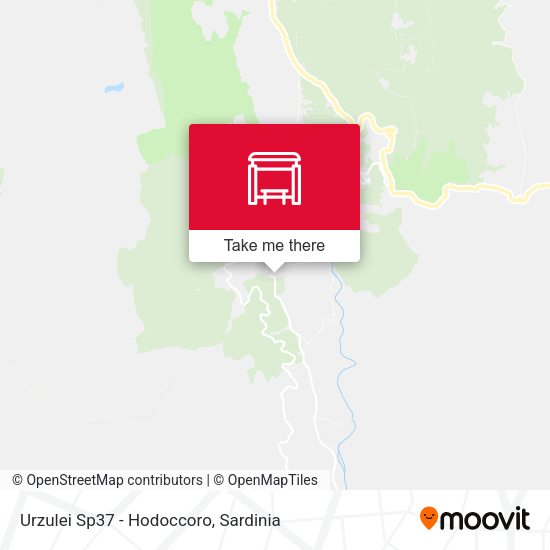 Urzulei Sp37 - Hodoccoro map