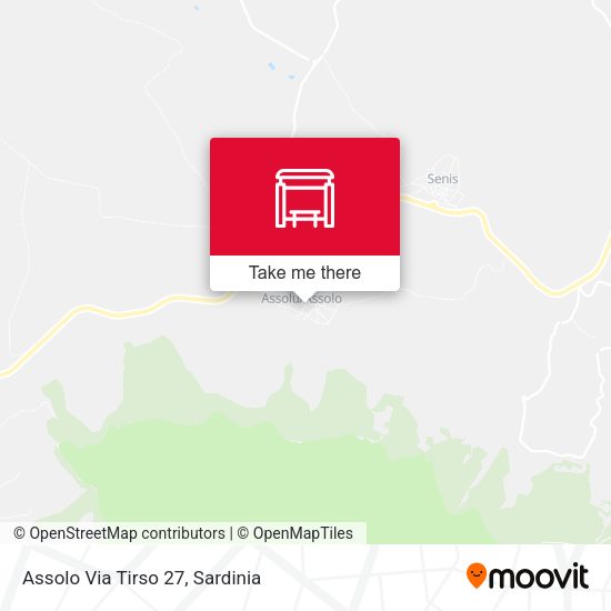 Assolo Via Tirso 27 map