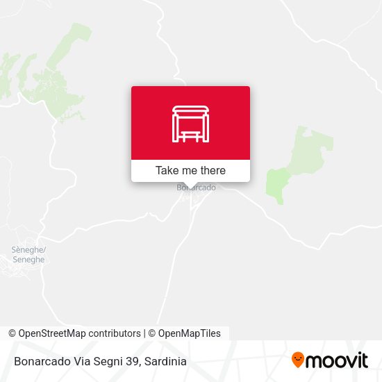Bonarcado Via Segni 39 map