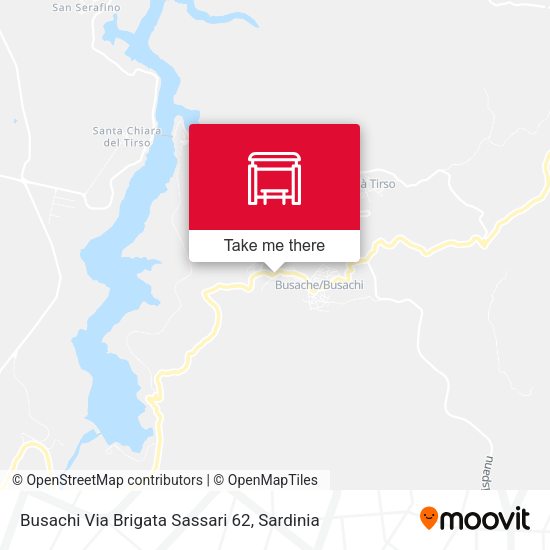 Busachi Via Brigata Sassari 62 map
