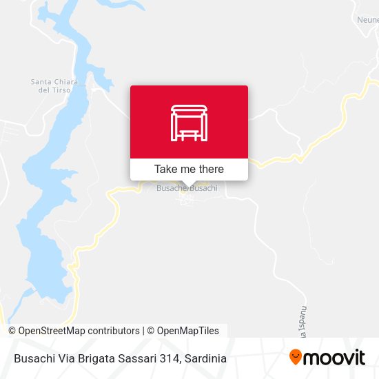 Busachi Via Brigata Sassari 314 map