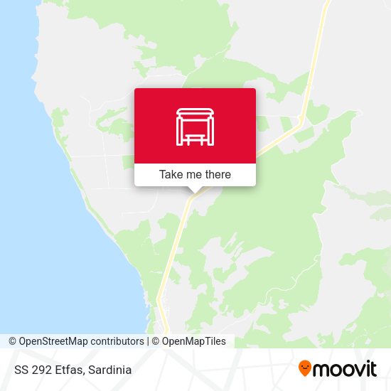 SS 292 Etfas map