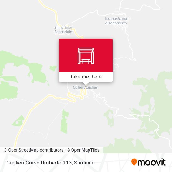 Cuglieri Corso Umberto 113 map