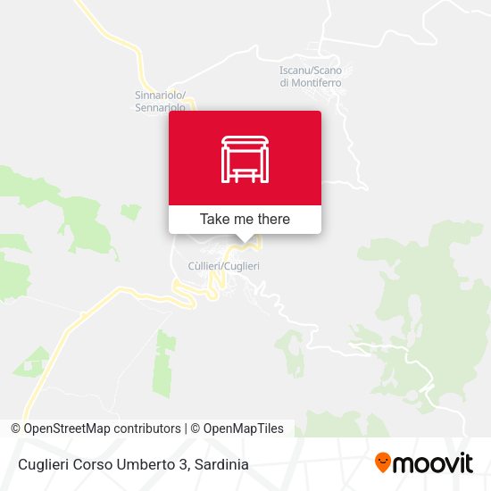 Cuglieri Corso Umberto 3 map