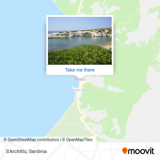 S'Archittu map