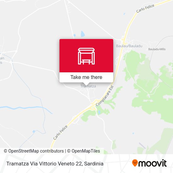 Tramatza Via Vittorio Veneto 22 map