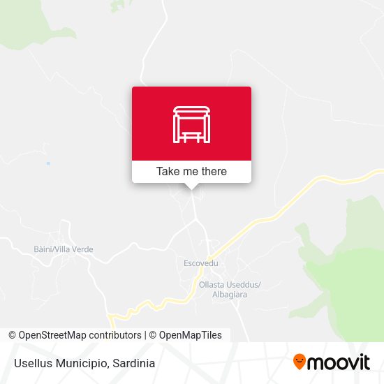 Usellus Municipio map