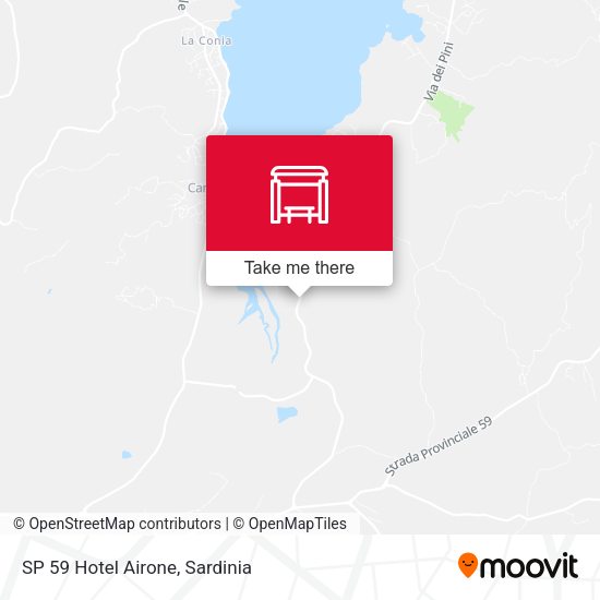 SP 59 Hotel Airone map