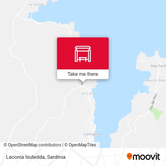 Laconia Isuledda map