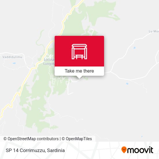 SP 14 Corrimuzzu map