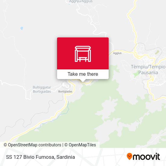 SS 127 Bivio Fumosa map