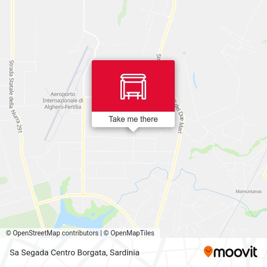 Sa Segada Centro Borgata map