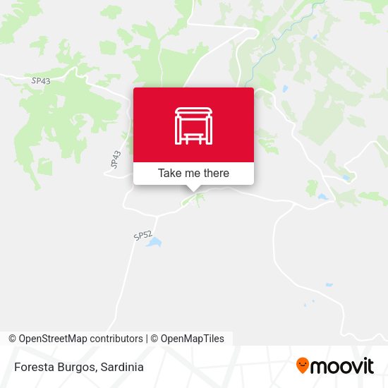 Foresta Burgos map