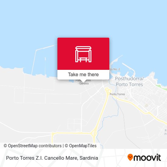 Porto Torres Z.I. Cancello Mare map
