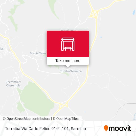 Torralba Via Carlo Felice 91-Fr.101 map