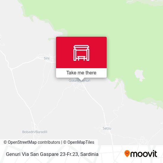 Genuri Via San Gaspare 23-Fr.23 map