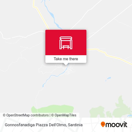 Gonnosfanadiga Piazza Dell'Olmo map