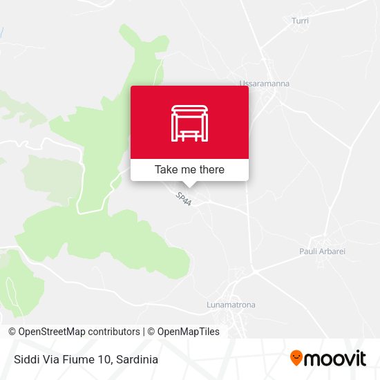 Siddi Via Fiume 10 map