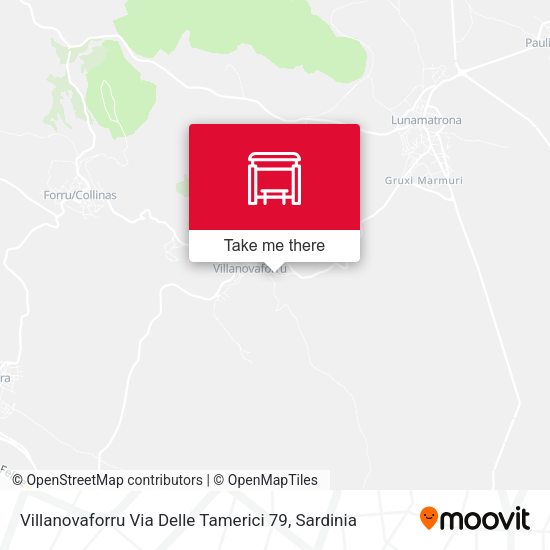 Villanovaforru Via Delle Tamerici 79 map