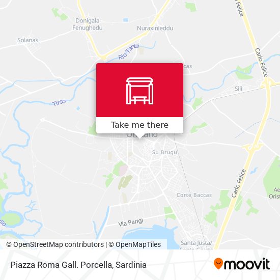 Piazza Roma Gall. Porcella map